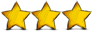 3 stars smaller