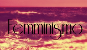 Etichetta della categoria Femminismo: raffigura delle onde con un filtro effetto vecchia foto